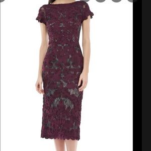 JS Collections Soutache Lace MIDI Dress.